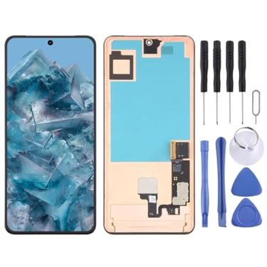 Imagem de Substituição da tela móvel Para o Google Pixel 8 Pro GC3VE G1MNW Digitador de tela LCD original LCD Montagem completa, com cabo flexvel do sensor de impresso digital Ecrã LCD