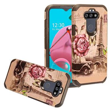 Imagem de CELZEN - Para LG Aristo 5, K31 Rebel, Tribute Monarch, Fortune 3, Phoenix 5, Risio 4, K31, K8X - Capa de telefone com imagem - AD1 Torre Eiffel