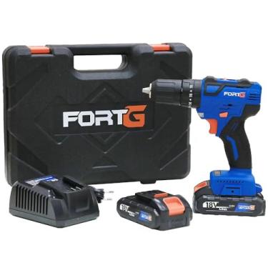Imagem de Parafusadeira Furadeira 1/2" Polegadas Impacto Bivolt 18V Maleta - FortG
