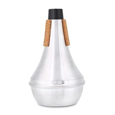 Imagem de Mudo de Trompete, Tiras de Cortiça de Liga de Alumínio para Prática de Mudo de Trompete Latão Peça de Instrumento Musical Acessório Mudo de Prática para Iniciantes Clássicos de