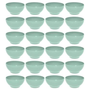 Imagem de 24 Tigelas Grandes Crippa Travessas Verde Menta Servir Sobremesa Salada Buffet Restaurante