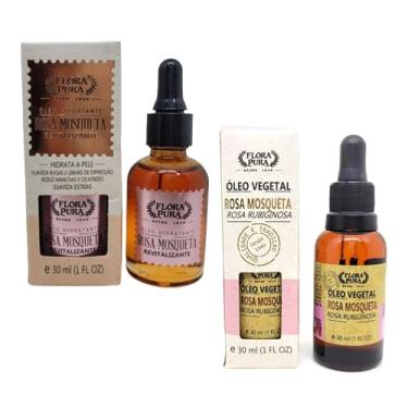 Imagem de Kit 2 Óleo de Rosa Mosqueta Rosa Rubiginosa 30 ml flora pura sortidos