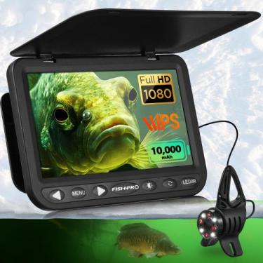 Imagem de Câmera de pesca subaquática FishPro (atualização 2024) 1080P HD