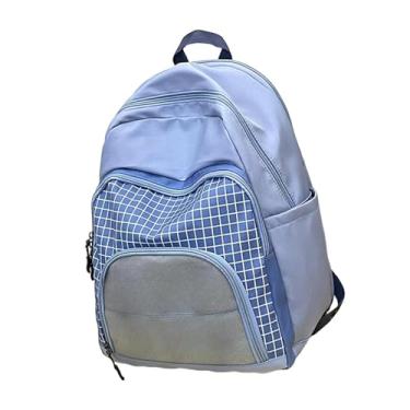Imagem de Mochila esportiva, bolsa de raquete de tênis, bolsa de ginástica, mochila de grande capacidade de grande capacidade para camping de viagem ao ar livre, Azul