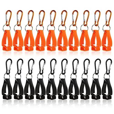 Imagem de 20 peças de clipes de luva, clipes de cinto, clipe de segurança para o trabalho, suporte de luva, suporte de luva, prendedor de luva, suporte de clipe de luva para proteção de cinto para construção de