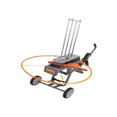 Imagem de Champion Armadilha de alimentação automática WheelyBird 3.0 Range and Target – Pilha de 60 argilas, motor de lançamento rápido, 70 jardas de distância, pneus ultra largos e compatíveis com controle