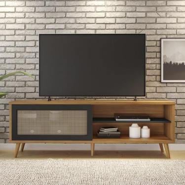 Imagem de Rack para TV até 60 Polegadas 1 Porta com Rattan Palhinha NT 1175 - No