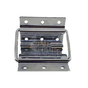 Imagem de Kit 48 Dobradiça Para Case Cromada Com Trava Yr4510