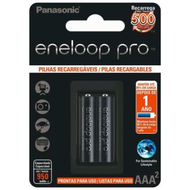 Imagem de Pilha recarregavel eneloop pro 950ma aaa blister com 2 bk-4hcce/2bb - 