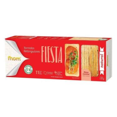 Imagem de Torrada Slim Tost Fiesta Natural Fhom 110g
