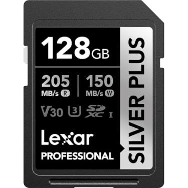Imagem de Cartão de Memória Lexar Professional Silver Plus SDXC UHS-I Card 128GB