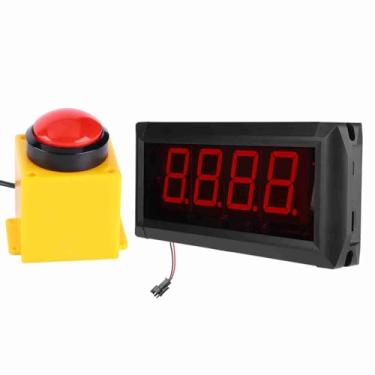 Imagem de LED Digital Display Game Desafio Timer de Contagem Regressiva 10 Segundos Controle Remoto Leve para Atividades Promocionais Shopping Centers (Plugue UE)