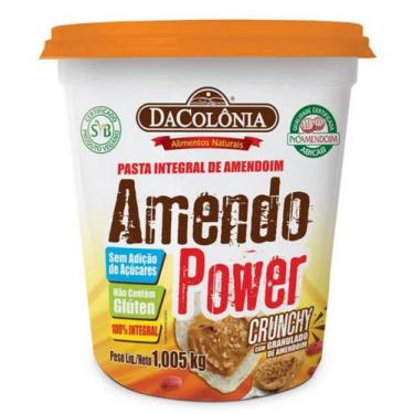 Imagem de Kit 4 pasta de amendoim crunchy com granulado de amendoim 1,005kg amen