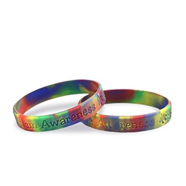 Imagem de Pulseira de silicone de conscientização exclusiva - perfeita para caminhadas de caridade, eventos de conscientização, grupos de apoio, presentes - Promove conscientização e suporte de exibição - um