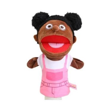 Imagem de Fantoche De Mão De Pelúcia Infantil 28-33cm Masculino Feminino Role Pl