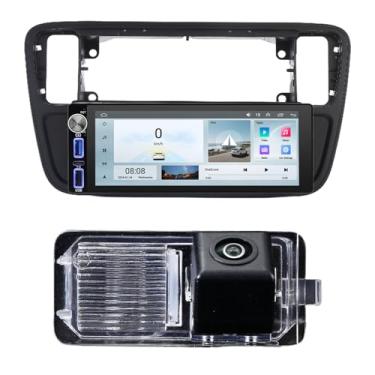 Imagem de Rádio veicular de navegação GPS CarPlay/Android Player + câmera de visão traseira automática HD, para VW UP! e-up! e-Load Up 121 122 123 BL1 BL2 BL3/Seat lbiza lV4 IV IV5 IV ST Sportcoupe 6J 6J1 6J5