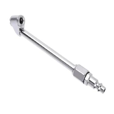 Imagem de Bico de Encher Pneus Com Bocal Duplo e Retenção Com Adaptador para Engate