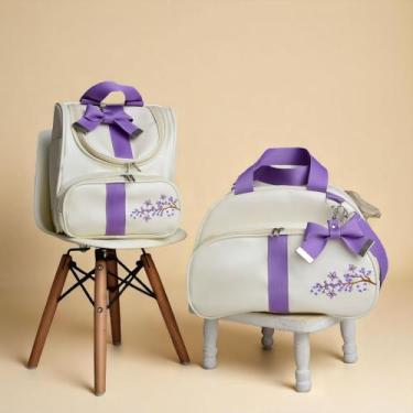 Imagem de Kit Bolsa de Maternidade Conjunto de 2 Peças Menina/Menino - BabyLiffe