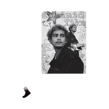 Imagem de Dominic Fike Pop Singer Adesivo De Parede Vintage Para Sala De Estar, 