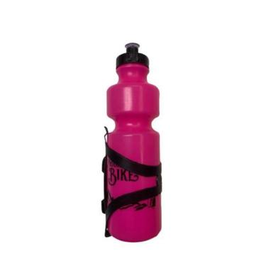 Imagem de Suporte Caramanhola Bicicleta + Garrafa 750Ml Bike Rosa