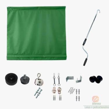 Imagem de Kit Toldo Enrolável Com Ou Sem Visor 2,00 x 2,50 Alt - Alterosa Lonas,