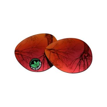 Imagem de Raydi Lentes de reposição de policarbonato para óculos de sol Ray-Ban Meta Headliner RW4009F 51 mm - Espelho Vermelho Fogo - Polarizado