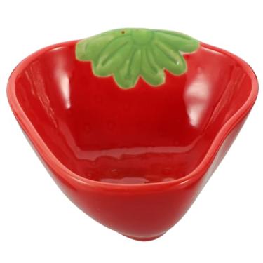 Imagem de FOMIYES Tigela De Cerâmica: Tigela Em Formato De Fruta - Tigelas De Sorvete Em Formato De Melancia Limão E Morango Tigelas De Salada E Sobremesa Para Crianças Cereais E Nozes Aperitivos