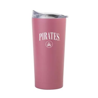 Imagem de Logo Brands NCAA East Carolina Pirates 590 ml Cinch Berry Powder Coat Tumbler - Isolamento de parede dupla, base antiderrapante e tampa deslizante de lábio alto