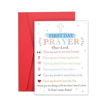 Imagem de Artigos de volta às aulas Estética para Crianças Primeiro Dia de Escola Cartões para Crianças em Massa Cristã Materiais Escolares para Meninas Adolescentes Meninos Ir para o Jardim de Infância/Ensino