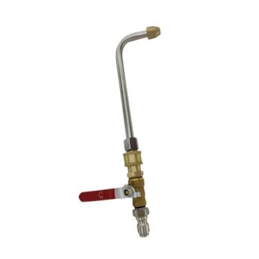Imagem de Dualoai Acessório de Mangueira para Lavadora de Alta Pressão, Haste Curva, Alto Desempenho, Eficiente, Fácil de Instalar, Conexão Rápida, Adaptador de Manguei, Comprimento 27cm, Tamanho real
