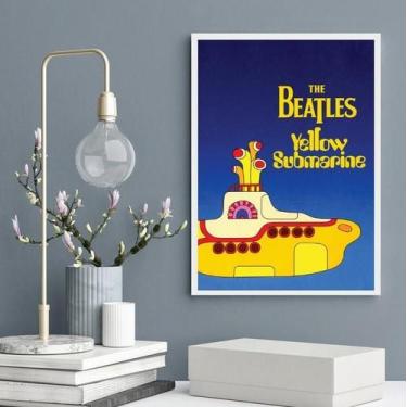 Imagem de Quadro Yellow Submarine - Beatles 24X18Cm - Quadros On-Line