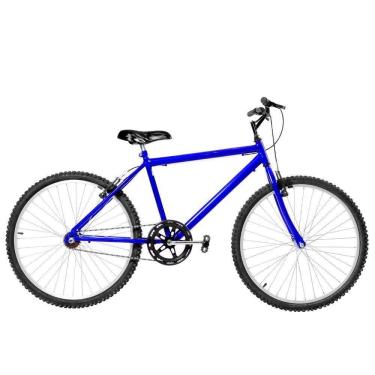 Imagem de Bicicleta Masculina Aro 26 Mtb Alumínio Natural Cor Azul