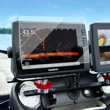 Imagem de (Pacote com 2) Protetor de tela de vidro temperado Fishfinder para Gar*min EchoMAP Ultra 122sv 125SV 126SV e Ultra 2 122SV Fishfinder 30,5 cm Gar*min EchoMAP Acessórios protetores de tela
