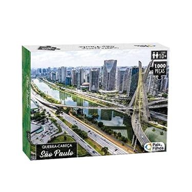 Imagem de Pais & Filhos Quebra Cabeça São Paulo - 1000 Pçs Multicolor, 790777