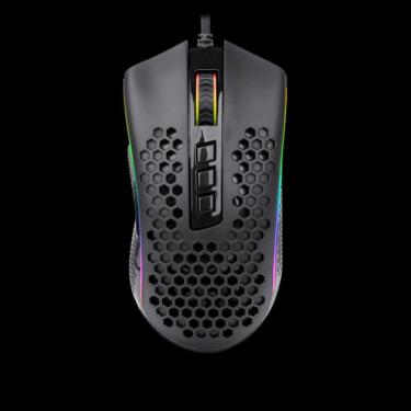 Imagem de Mouse Gamer Storm RGB Redragon Preto DPI12400 M808RGB