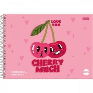 Imagem de Caderno De Desenho Fuzy 80 Folhas - Menina - Foroni