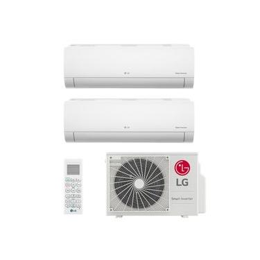 Imagem de Ar Condicionado Multi Split Inverter LG 18.000 BTUs (2 Evap 12.000) Quente/Frio 220V Monofásico