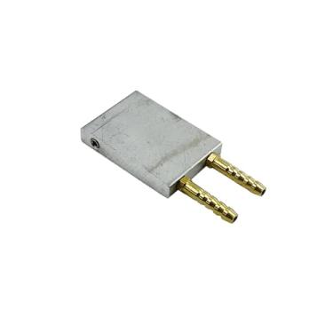 Imagem de 1PC RC Boat Electric Speed Controller Radiator Aluminum Alloy Water Cooling Block Sheet for RC Car Boat Ship DIY Model Toy Battery Electric Speed Controller Radiator Cooling Parts (40x28mm Gold)