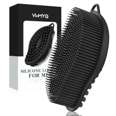 Imagem de VWMYQ Bucha De Silicone - Esfoliante Corporal, Macia Dupla Face Para Limpeza E Massagem, Escova Banho Suave Que Faz Espuma Em Todos Os Tipos Pele