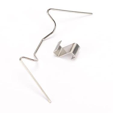 Imagem de Pssopp Clipes de Envidraçamento de Estufa Fortes Clipes de Fixação de Aço Inoxidável Z de Vidro, Ferramenta de Substituição para Estrutura de Vidro de Estufa