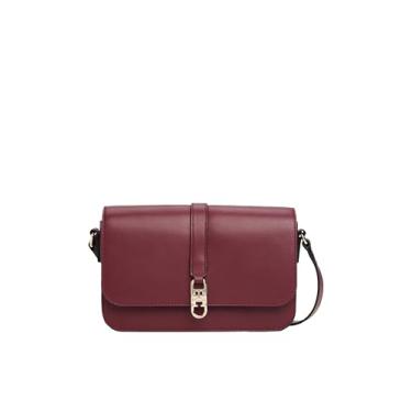 Imagem de Tommy Hilfiger Bolsa Libre com alça transversal ajustável, Deep Rouge, One Size, Bolsa tiracolo Libre com alça transversal ajustável