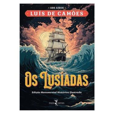 Imagem de Os Lusíadas – 500 Anos De Camões – Edição Monumental Histórica Ilustrada – Em Duas Core...