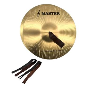 Imagem de Prato Fanfarra 14 Tennesse Latão Liverpool Master C/ Alças, Dourado