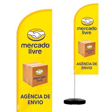 Imagem de Wind Banner Completo 2,10m Agência Mercado Livre