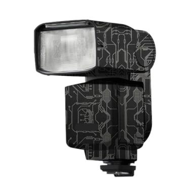 Imagem de HVL-F60RM2 II Anti-riscos Câmera Flash Adesivo Revestimento Película de Vinil para Sony HVL-F60RM2 II Revestimento Protetor Decalque Skin (Circuit Titanium)