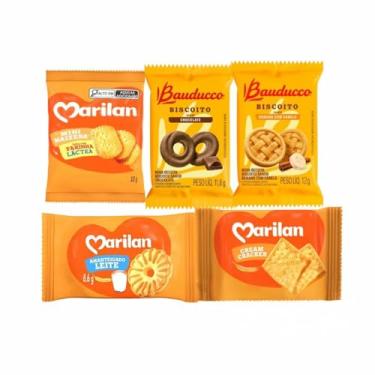 Imagem de Kit Biscoitos Em Sache Marilan Bauducco 150 Und