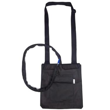 Imagem de JARCEEVAN Suporte para saco de drenagem de urina, capa de tubo de cateter com fecho de segurança interno, suporte para dreno abdominal Foley com alça ajustável