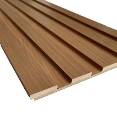 Imagem de Kit 10 unid. Painel Ripado Compacto 90cm x 25cm larg. - Talatto Painéi