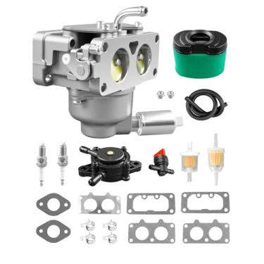 Imagem de Carburador adequado para John Deere 795967 MIA11461 D125 D130 D140 D150 D170 LA145 LA165 LA175 X130R X140 Z235 Z245 Z255 Z425, Trator para Cortador de Grama Kit de ajuste de filtro de ar de carburador
