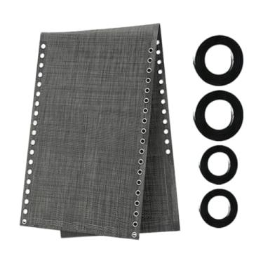 Imagem de Stgfyxgs Tecido de Reposição para Poltrona Reclinável com 4 Cordas Elásticas, Tecido Respirável para Poltrona, Ideal para Camping E Jardim, Preto Cinza, Tamanho real